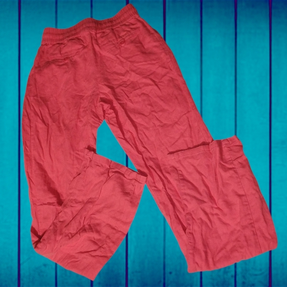 Love Tree Coral Wide Leg Pants - Picture 2 of 16